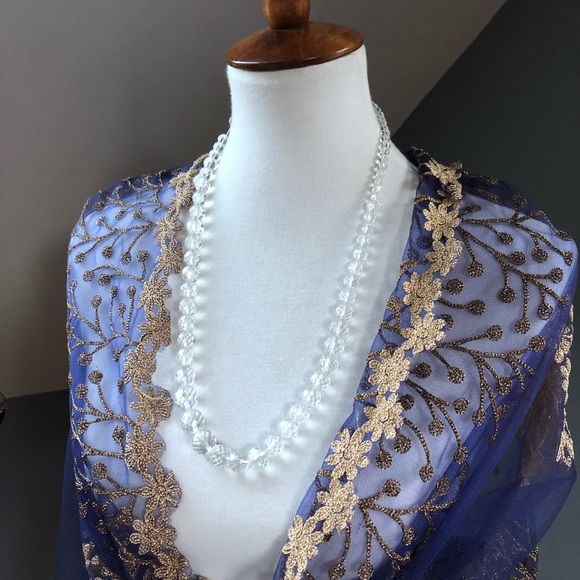 Old Hollywood Lux Crystal Necklace - Picture 9 of 11